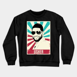 Vintage Retro Usher Crewneck Sweatshirt